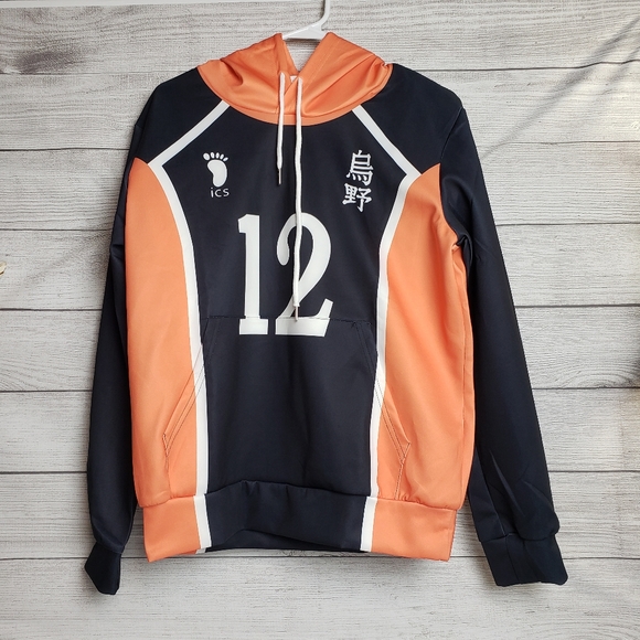 NWOT Anime Haikyuu! Hoodie‎ Sz Small - Picture 1 of 9